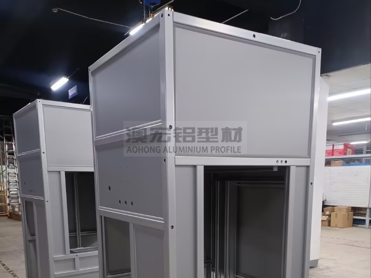 工業生產鋁型材架子安裝如何提升精度？-澳宏工業鋁型材